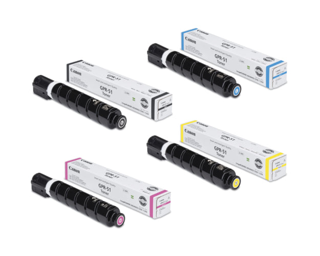 Canon GPR51 OEM Toner Set, B/C/M/Y