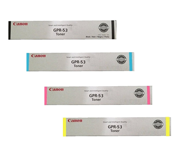 Canon GPR53 OEM Toner Set, B/C/M/Y