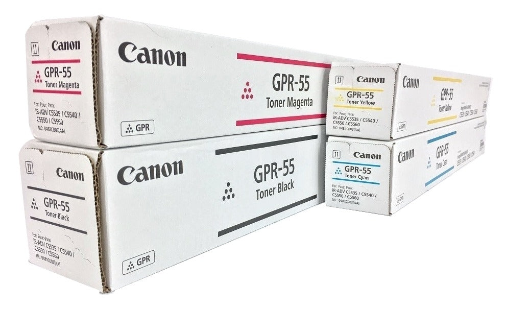 Canon GPR55 OEM Toner Set, B/C/M/Y