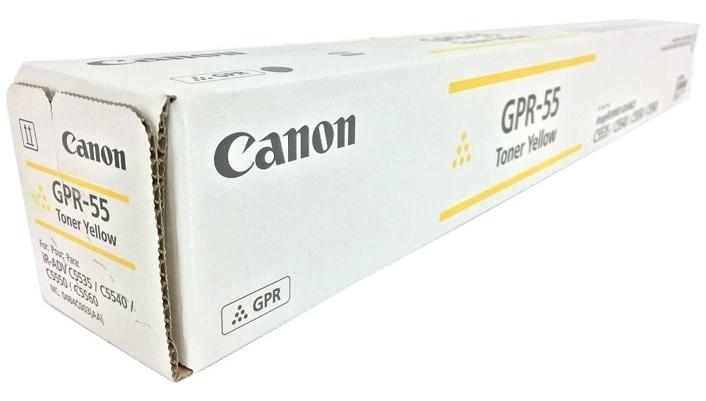 Canon 0484C003 GPR55 OEM Toner Cartridge, 60K pages, Yellow
