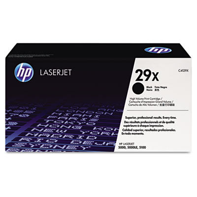 HP C4129X 29X OEM Toner Cartridge, 10K pages, Black
