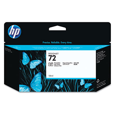 HP 72 C9370A OEM Ink Cartridge, 130 mL, Photo Black