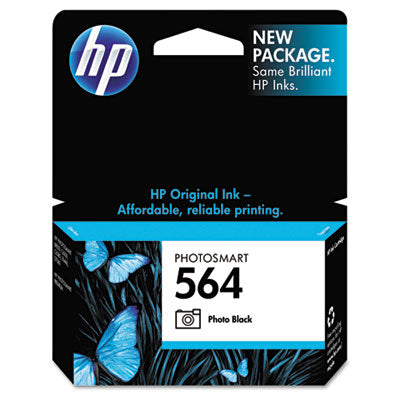 HP 564 CB317WN OEM Ink Cartridge, 130 pages, Photo Black