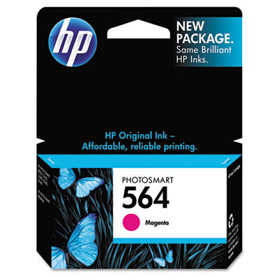 HP 564 CB319WN OEM Ink Cartridge, 300 pages, Magenta