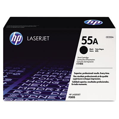 HP 55A CE255A Smart OEM Toner Cartridge, 6K pages, Black