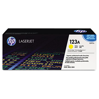 HP Q3972A OEM Toner Cartridge, 2K pages, Yellow