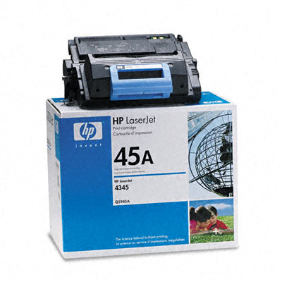 HP 45A Q5945A OEM Toner Cartridge, 18K pages, Black