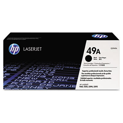 HP 49A Q5949A OEM Toner Cartridge, 2500 pages, Black
