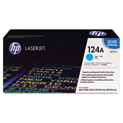HP Q6001A OEM Toner Cartridge, 2K pages, Cyan