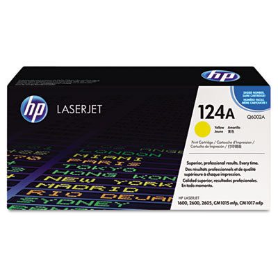 HP Q6002A OEM Toner Cartridge, 2K pages, Yellow