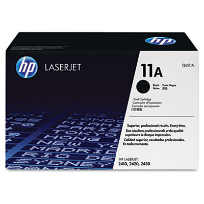 HP 11A Q6511A OEM Toner Cartridge, 6K pages, Black