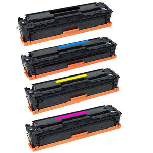 Compatible for HP 128A Toner Set, B/C/M/Y