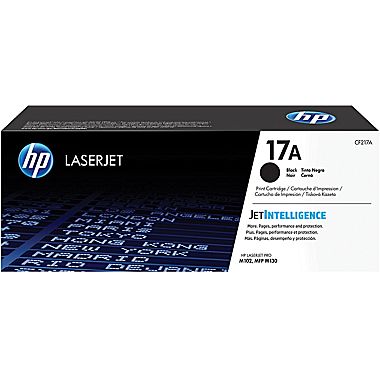 HP 17A CF217A OEM Toner Cartridge, 1600 pages, Black