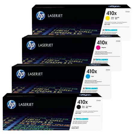 HP 410X OEM HY Toner Set, B/C/M/Y