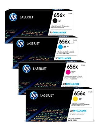 HP 656X CF460X OEM HY Toner Set, B/C/M/Y
