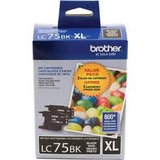 Brother LC752PKS OEM Inks, Box of 2, 1200 pages, Black