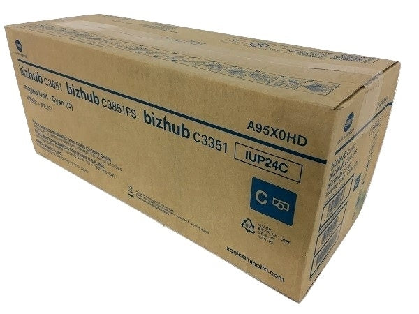 Konica Minolta A95X0HD IUP24C OEM Imaging unit, 50K pages, Cyan
