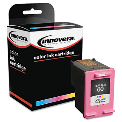Compatible for HP 60 CC643WN Ink Cartridge, 165 pages, Tri-Color
