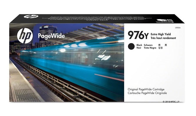 HP 976Y L0R08A OEM Extra HY PageWide Ink Cartridge, 17k pages, Black