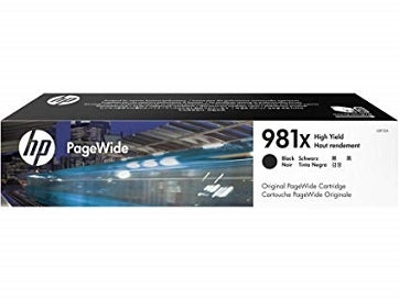 HP 981X L0R12A OEM HY PageWide Ink Cartridge, 11K pages, Black