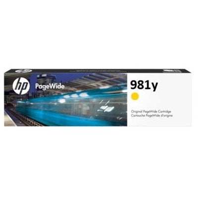 HP 981Y L0R15A OEM Extra HY Inkjet Cartridge, 16K Pages, Yellow