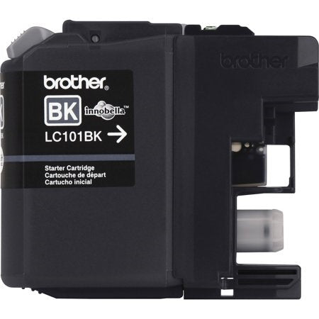 Brother LC101BK Inkjet Cartridge, 300 Pages, Black