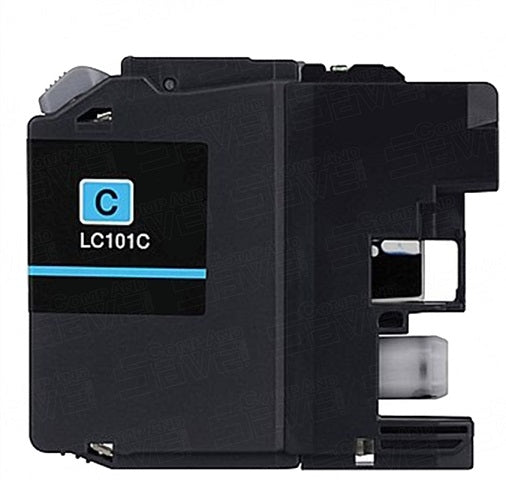 Brother LC101C Inkjet Cartridge, 300 Pages, Cyan