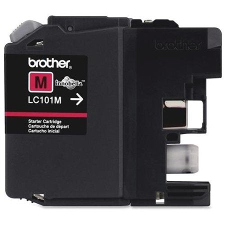 Brother LC101M Inkjet Cartridge, 300 Pages, Magenta
