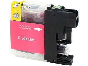 Compatible for LC103M XL Series Ink Cartridge, 600 pages, Magenta