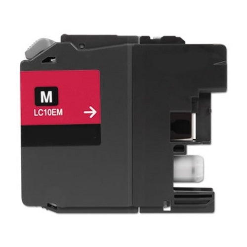 Brother LC10EM Super High Yield Inkjet Cartridge, 1.2K Pages, Magenta