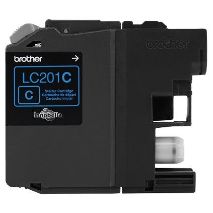 Brother LC201C Inkjet Cartridge, 260 Pages, Cyan