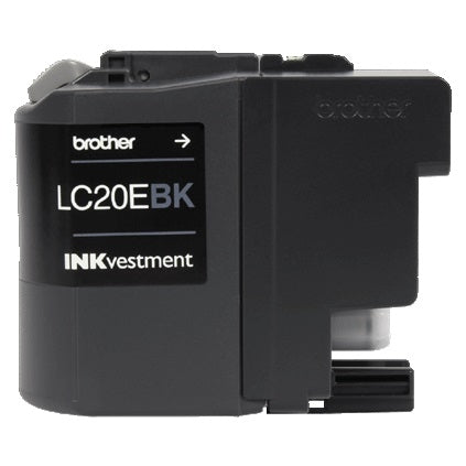 Brother LC20EBK Inkjet Cartridge, 2.4K Pages