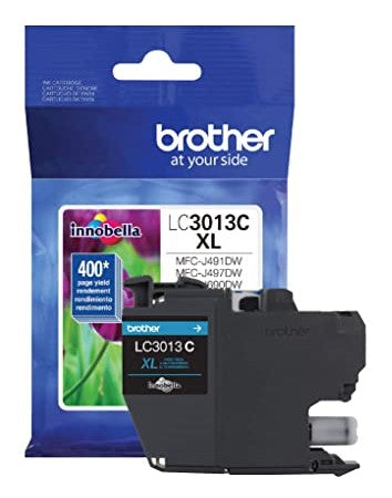 Brother LC3013C OEM LC3013 XL Ink Cartridge, 400 pages, Cyan
