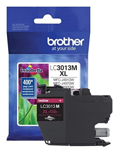 Brother LC3013M OEM LC3013 XL Ink Cartridge, 400 pages, Magenta