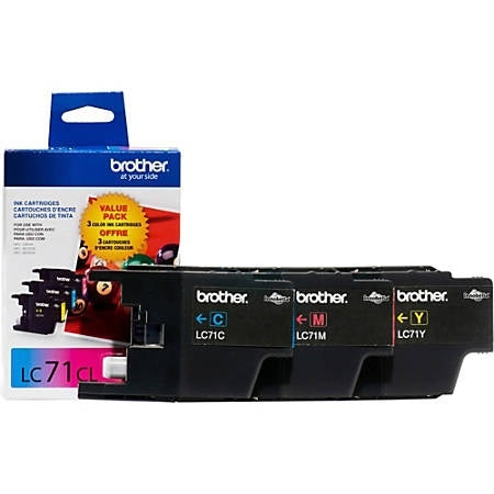 Brother LC71 3PK Inkjet Set, C/M/Y