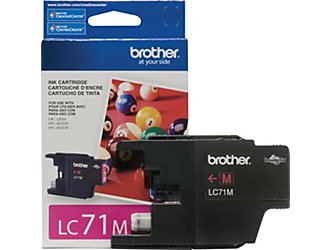 Brother LC71M OEM Ink Cartridge, 300 pages, Magenta