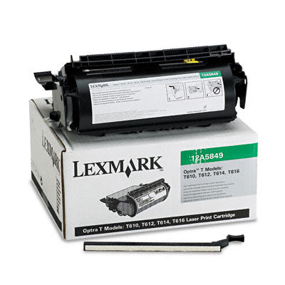 Lexmark 12A5849 OEM HY Toner for Labels, 25K pages, Black