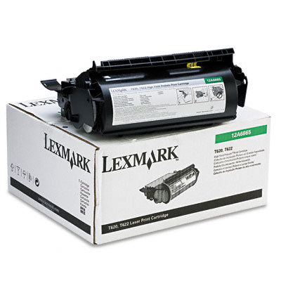 Lexmark 12A6865 OEM HY Toner Cartridge, 30K pages, Black