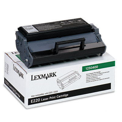 Lexmark 12S0400 OEM Toner Cartridge, 2500 pages, Black
