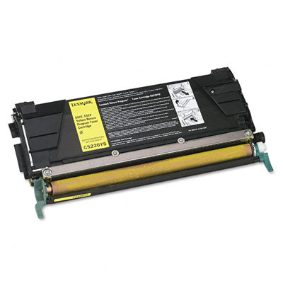 Lexmark C5220YS OEM Toner Cartridge, 3K pages, Yellow