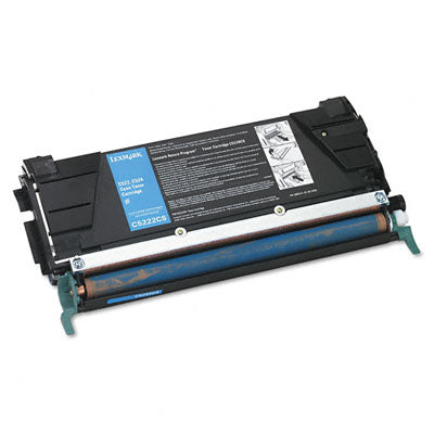 Lexmark C5222CS OEM Toner Cartridge, 3K pages, Cyan
