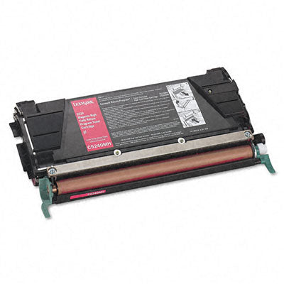 Lexmark C5240MH OEM Return Program HY Toner Cartridge, 5K pages, Magenta
