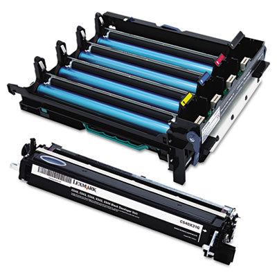 Lexmark C540X71G OEM Photoconductor Unit, 1 OEM Developer Unit, 30K pages, Black