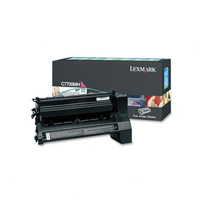 Lexmark C7700MH OEM HY Toner Cartridge, 10K pages, Magenta