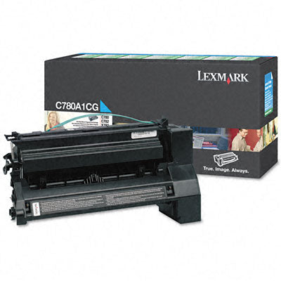 Lexmark C780A1CG OEM Toner Cartridge, 6K pages, Cyan