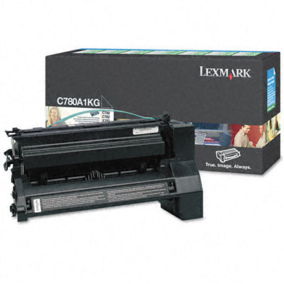 Lexmark C780A1KG OEM Toner Cartridge, 6K pages, Black