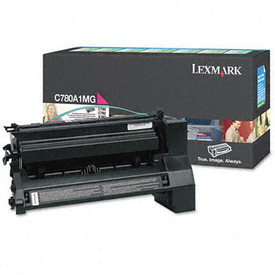 Lexmark C780A1MG OEM Toner Cartridge, 6K pages, Magenta
