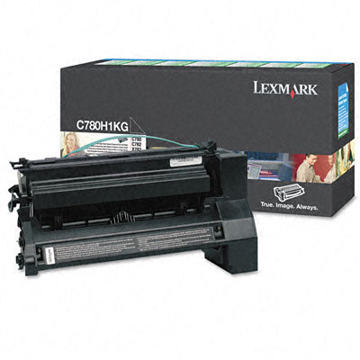 Lexmark C780H1KG OEM HY Toner Cartridge, 10K pages, Black