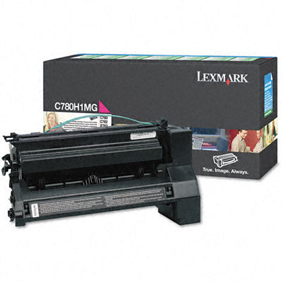 Lexmark C780H1MG OEM HY Toner Cartridge, 10K pages, Magenta