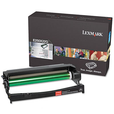 Lexmark E250X22G OEM Photoconductor Kit, 30K pages, Black